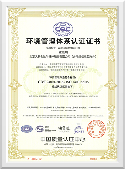 ISO 14001:2015 Certification